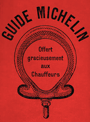 imagem de uma das primeiras capas do guia michelin