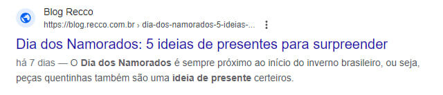 Print da SERP do Google.