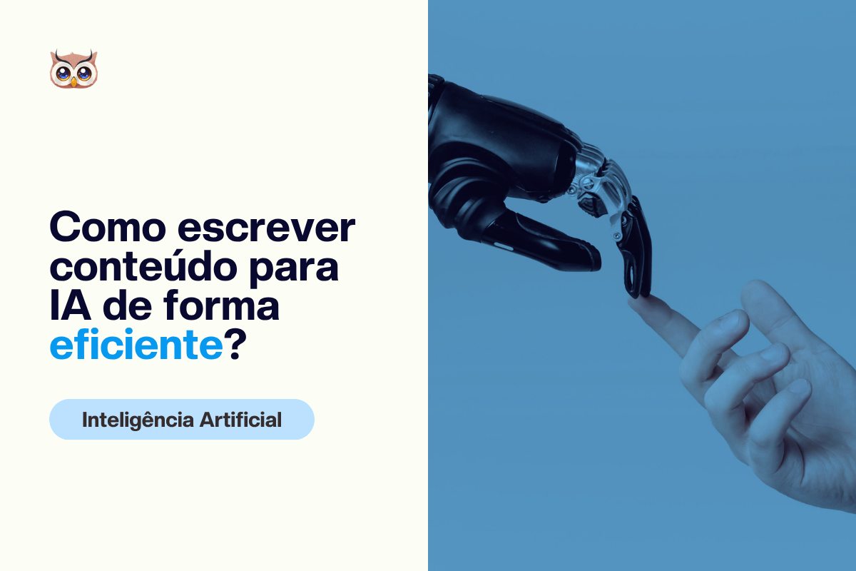 [Capa Blog] Como escrever conteúdo para IA de forma eficiente